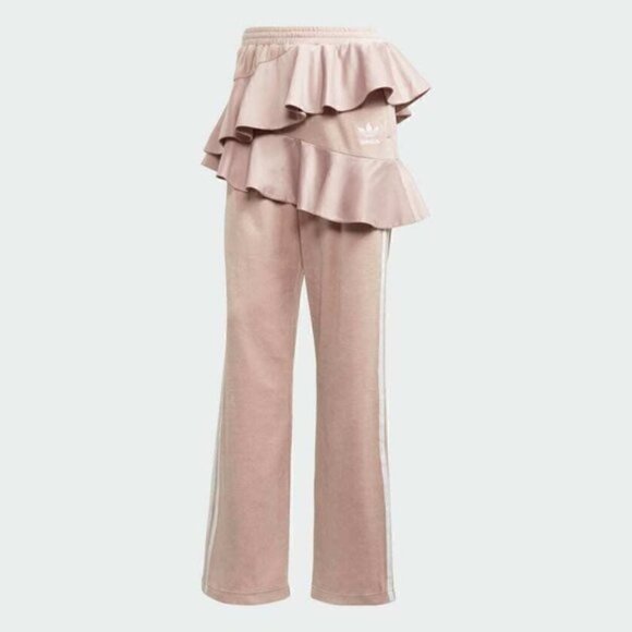 adidas Originals x J Koo Trefoil Velour Ruffle Track Pants - XS, BNWTs - Picture 5 of 10